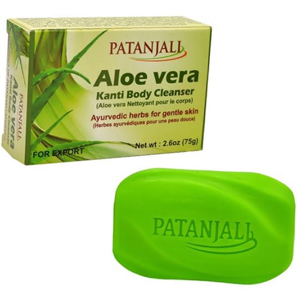 Мило для тіла Patanjali Aloe Vera Kanti Body Cleanser 75 г (43635033)