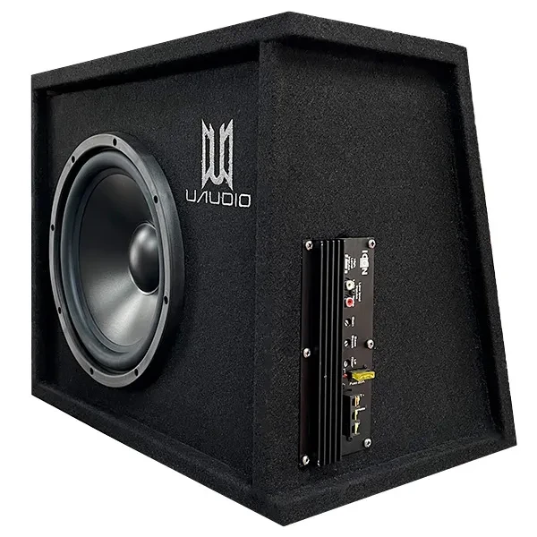 Сабвуфер автомобільний корпусний активний UAudio Icon AS 10 із вбудованим підсилювачем 300 Вт 10" (3154) - фото 3