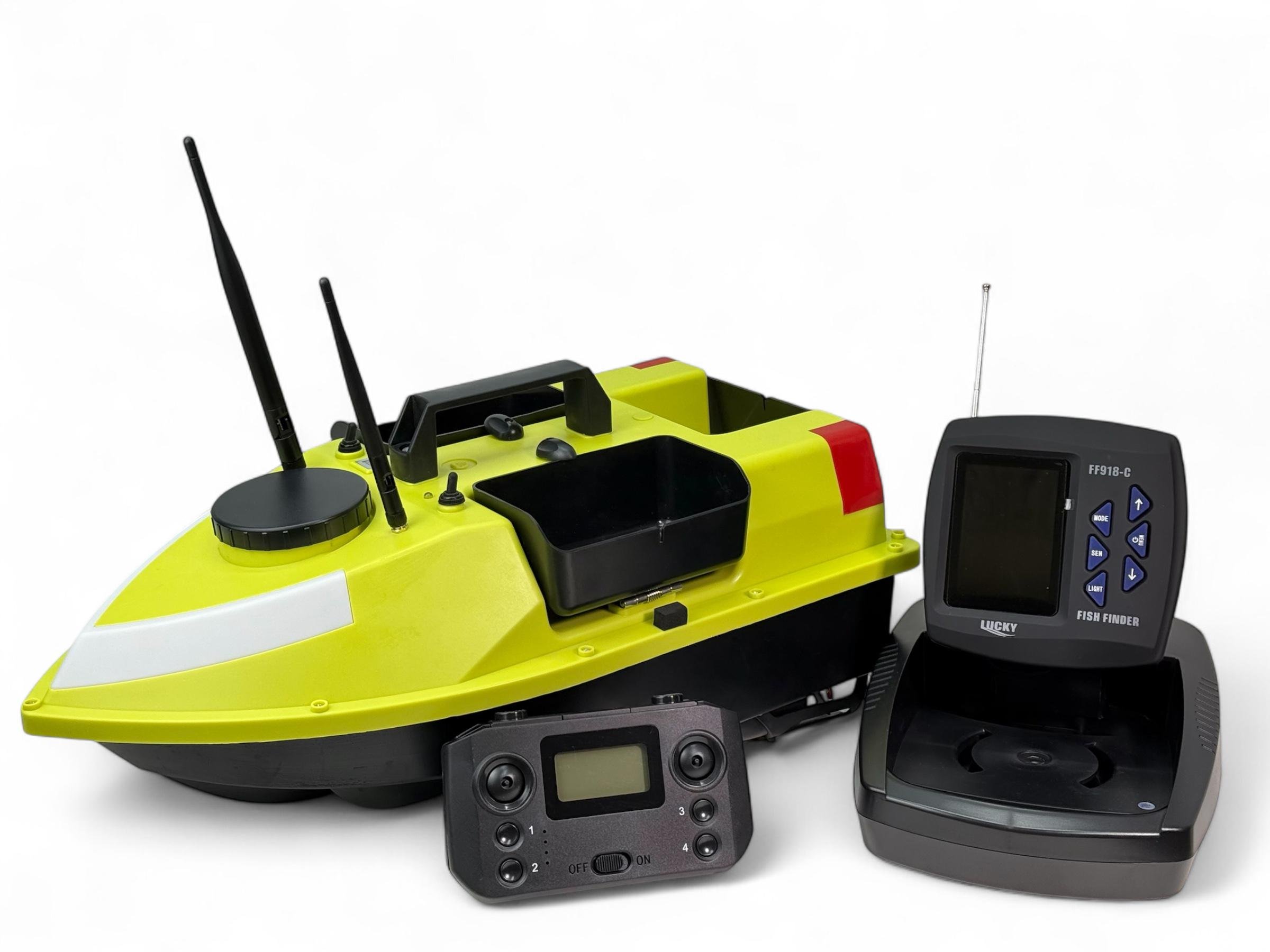 Короповий кораблик Flytec D20 GPS PRO автопілот з ехолотом Lucky FF918-C