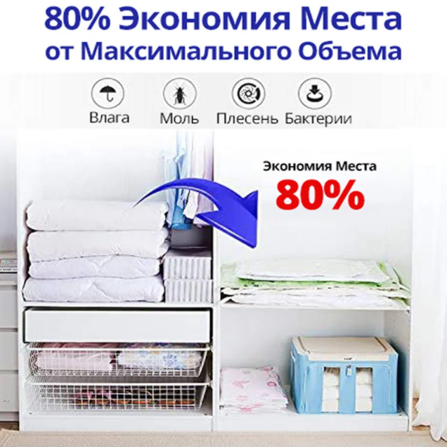 Пакет вакуумний ComShop 40х60 см 5 шт. (DR4060) - фото 7