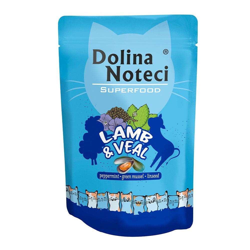 Консерва Dolina Noteci Superfood ягненок с телятиной 85 г х 10 шт.