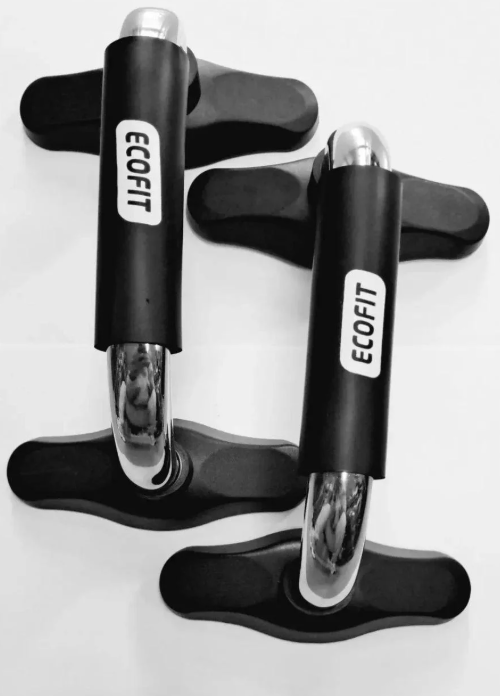 Упори для віджимань універсальні Ecofit MD1417 пластик/неопрен до 120 кг Чорний (2894450616)