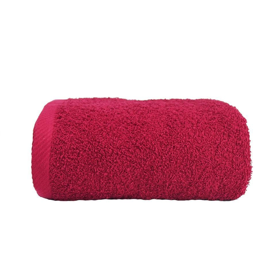 Махровое полотенце для тела GM Textile 70х140 см Бордовый