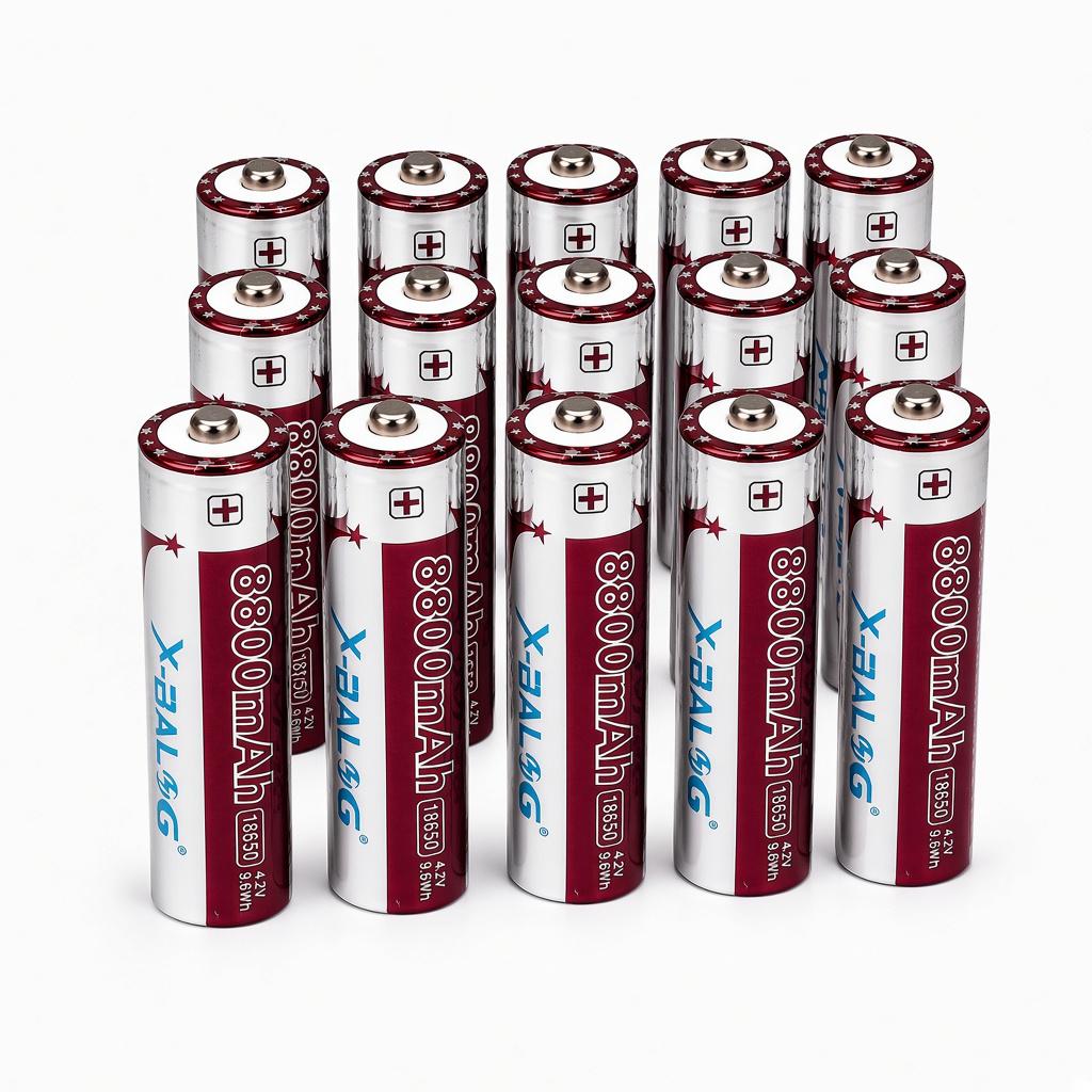 Аккумуляторы Li-ion 18650 8800 mAh 4,2V 15 шт. (M1221) Аккумуляторы Li-ion 18650 8800 mAh 4,2V 15 шт. (M1221)