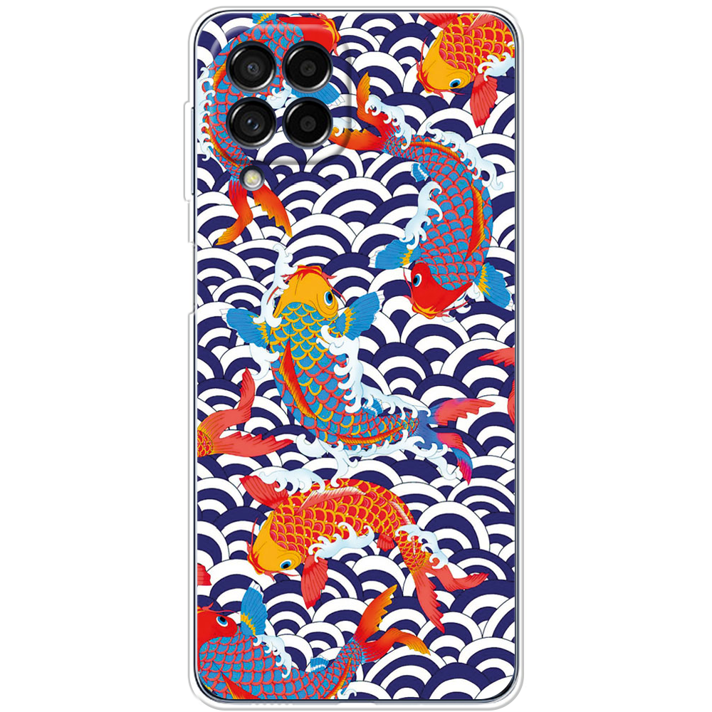 Чехол BoxFace Samsung Galaxy M53 5G (M536) Koi Fish Прозрачный силикон (44473-up2477-44473)