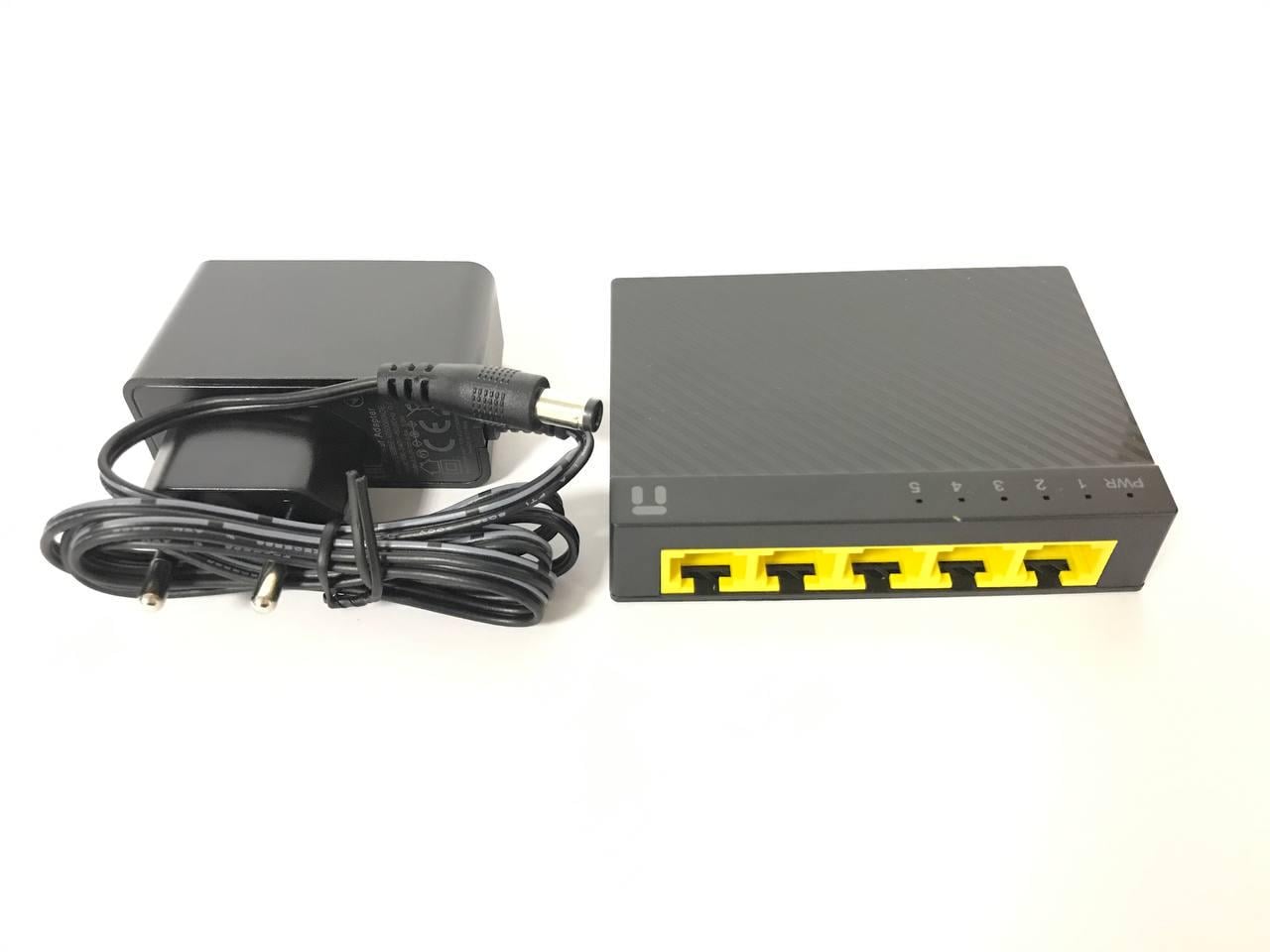 Світч Wi Fi Netis ST3105GS гігабітний 5 портів (000544164) Світч Wi Fi Netis ST3105GS гігабітний 5 портів (000544164)