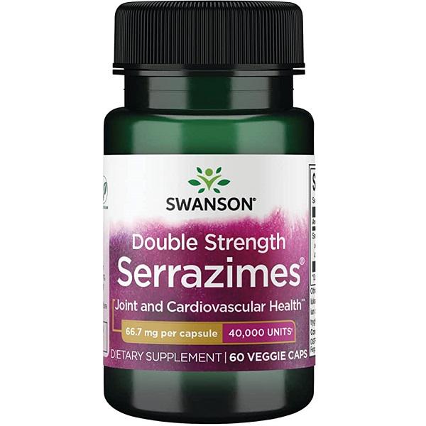 Комплекс для суставов Swanson Serrazimes 40000 Units 60 Veg Caps Комплекс для суставов Swanson Serrazimes 40000 Units 60 Veg Caps
