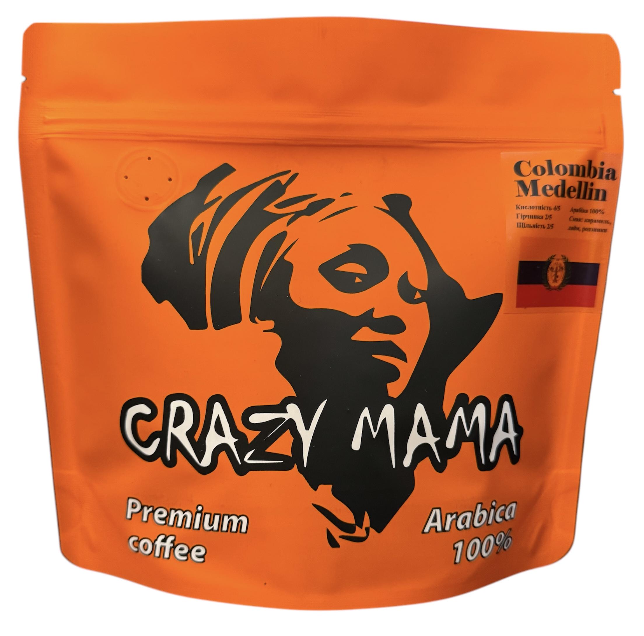 Кофе молотый Crazy Mama Colombia Supremo Medellin 100% арабика 250 г (65154788)