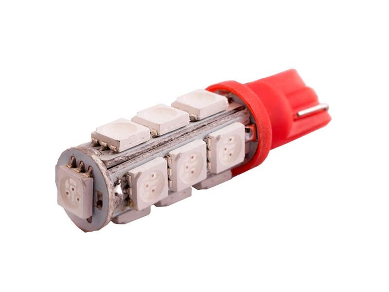 Автолампа світлодіодна T10 W5W 12 В SMD5050-13led Червоний (154) Автолампа світлодіодна T10 W5W 12 В SMD5050-13led Червоний (154)