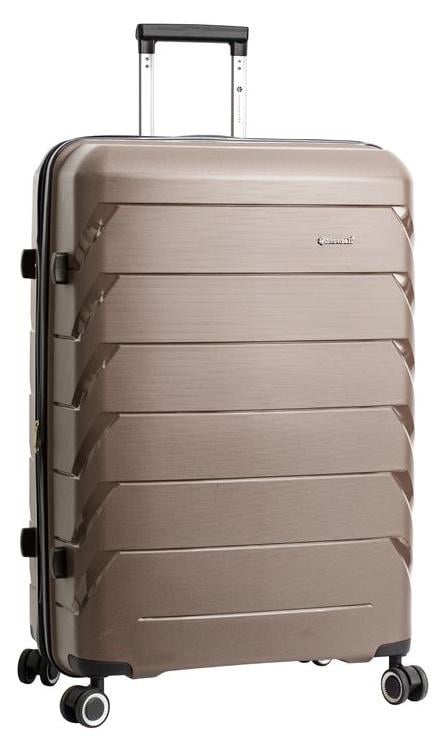 Чемодан Snowball 33603 большой полипропилен L Шампань