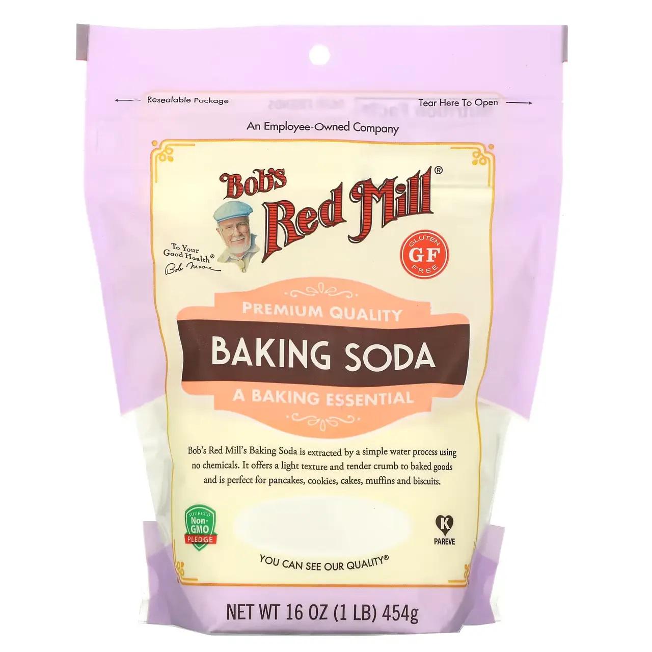 Сода без глютена Bob's Red Mil Baking Soda 453 г (2486)