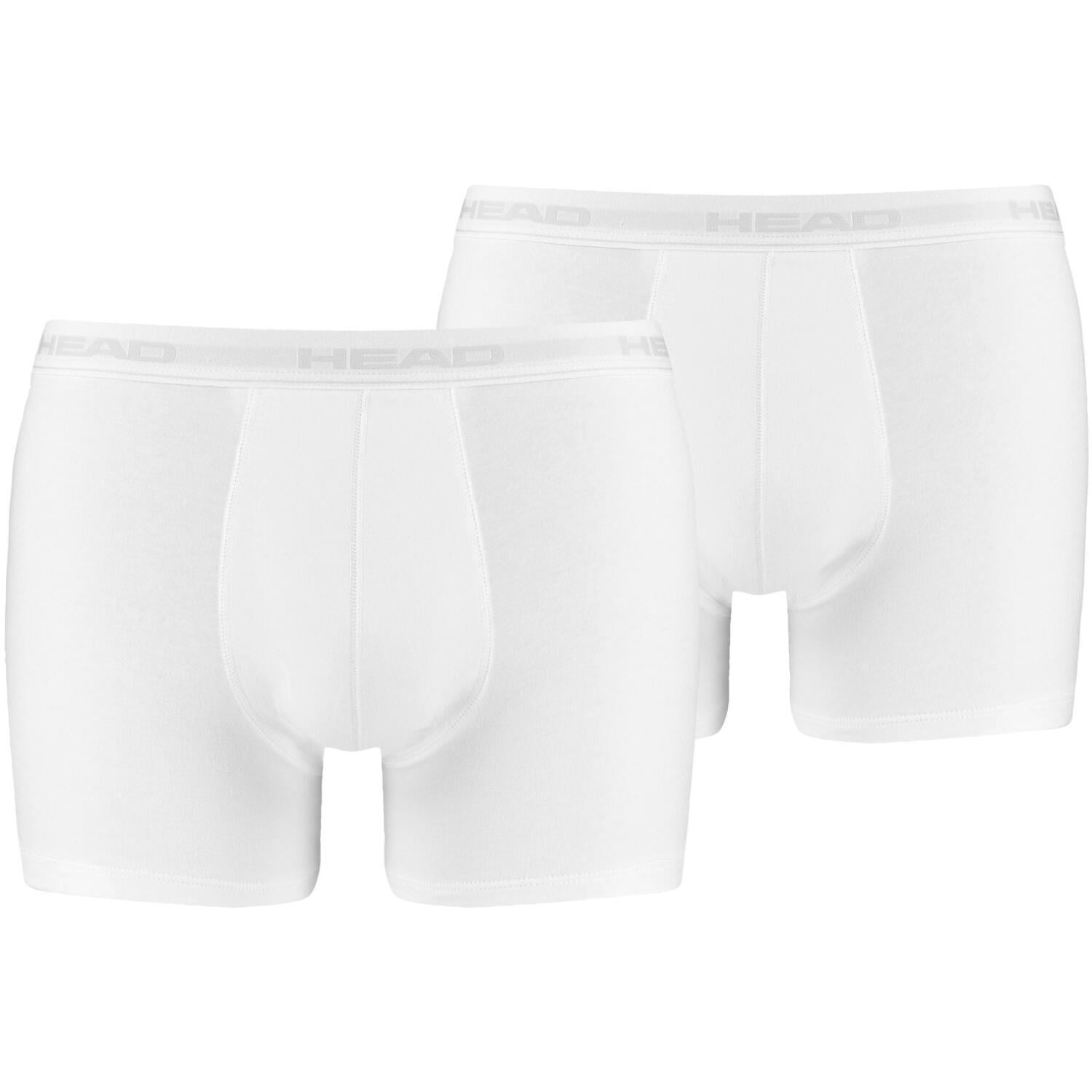 Трусы боксерки Head BASIC BOXER 2P 841001001-300 2 шт. S Белый (56896-45)