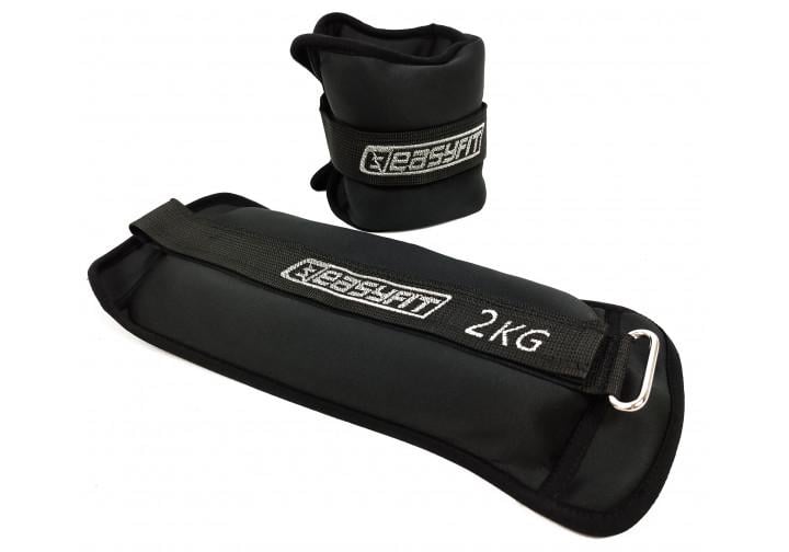 Утяжелители EasyFit Myaki по 2 кг для ног и рук с металлом пара (EF-AWTN-200) - фото 1 Утяжелители EasyFit Myaki по 2 кг для ног и рук с металлом пара (EF-AWTN-200) - фото 1