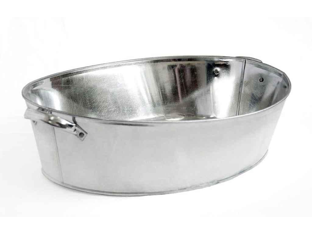 Таз МЕТИД оцинкованный 27 л (02201) Таз МЕТИД оцинкованный 27 л (02201)