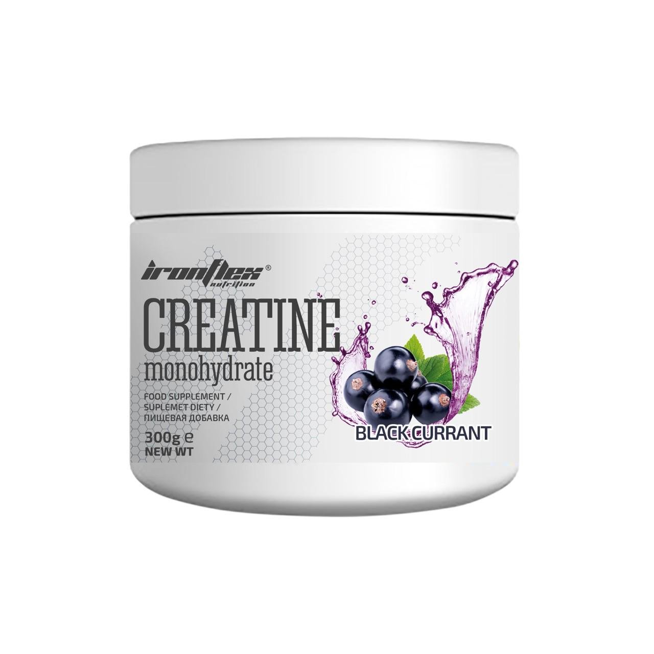 Креатин моногідрат IronFlex Nutrition Creatine Monohydrate 300 г Black currant