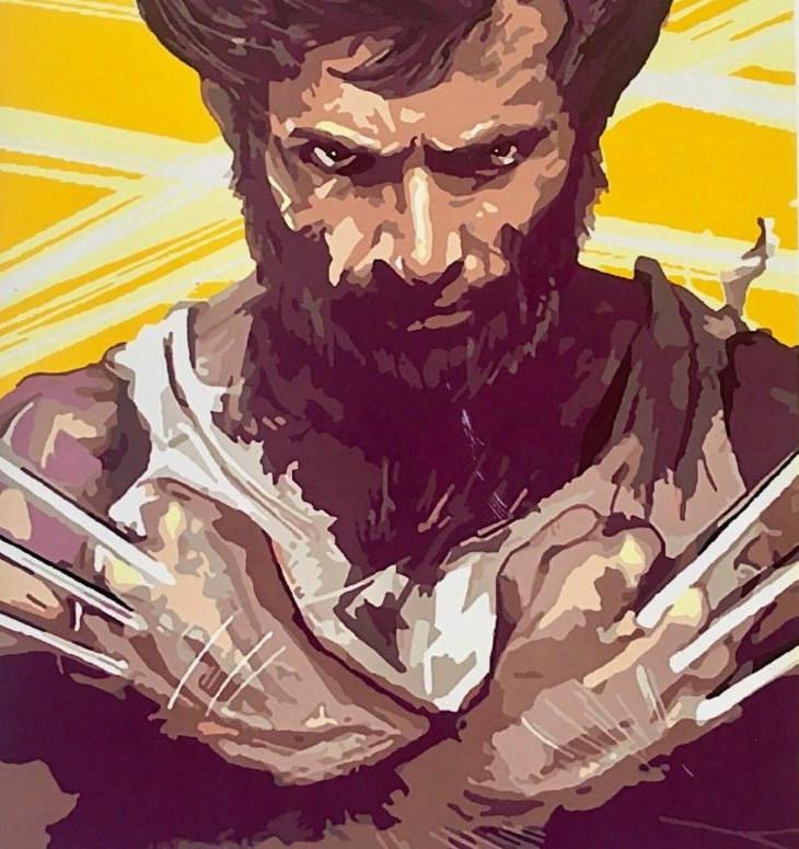 Картина по номерам Brushme Росомаха (GX8740) Картина по номерам Brushme Росомаха (GX8740)