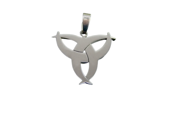 Кулон із металу The Cult of Steel Триєдність 2,7x2,7x0,2 см (t30031)