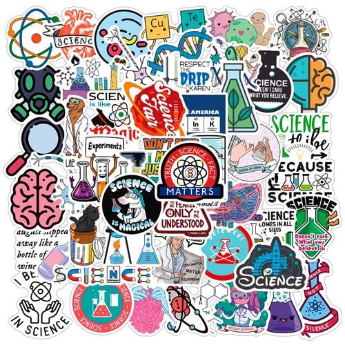 Набір наклейок Хімія Chemistry 50 шт. (3161)