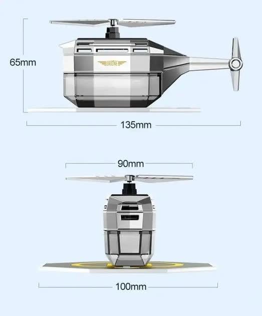Ароматизатор для авто Вертоліт М1 на сонячних батареях (28780865) - фото 2
