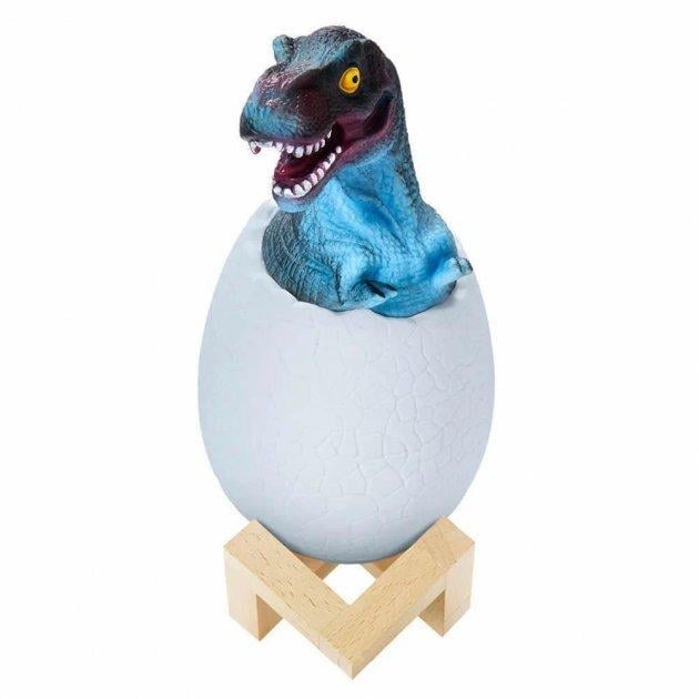 Нічник Dino-Egg на підставці 500 мАч/16 кольорів світіння/ пультом (1aaf37c1) - фото 2