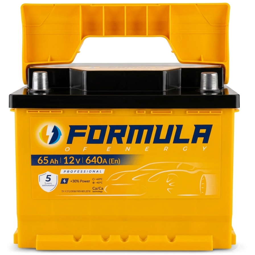 Аккумулятор автомобильный 6CT-65 Formula EN640 65Ah-12V + справа 242х175х190 мм Аккумулятор автомобильный 6CT-65 Formula EN640 65Ah-12V + справа 242х175х190 мм