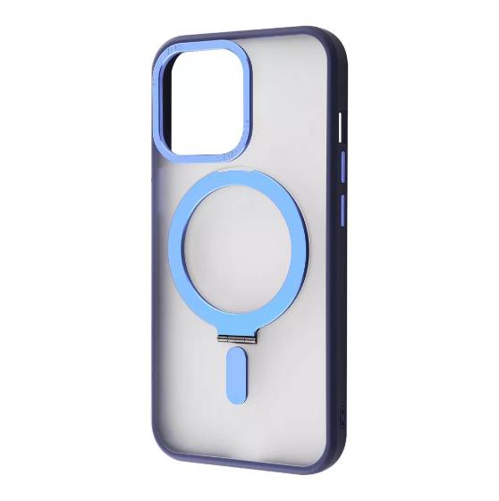 Чехол-накладка для телефона WAVE Premium Attraction Case with Magnetic Ring - iPhone 14 Pro blue (446200004)