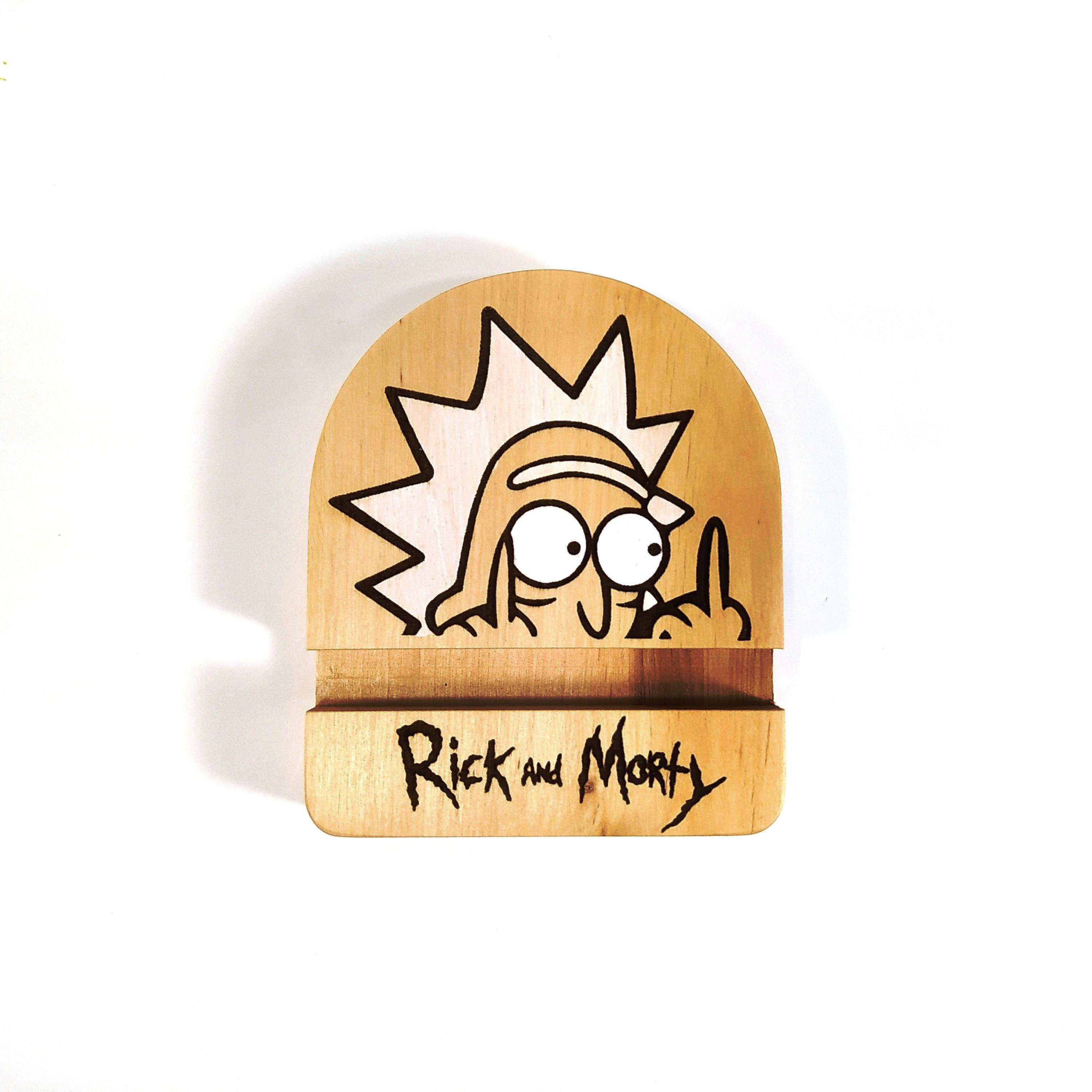 Підставка під смартфон Майстерня містера Томаса Rick and Morty 2 10х12х2 см