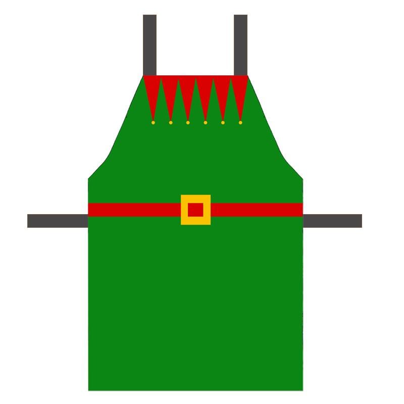 Фартук полноцветный Сolorful Эльф 75х51 см (FRTC_22NG002)