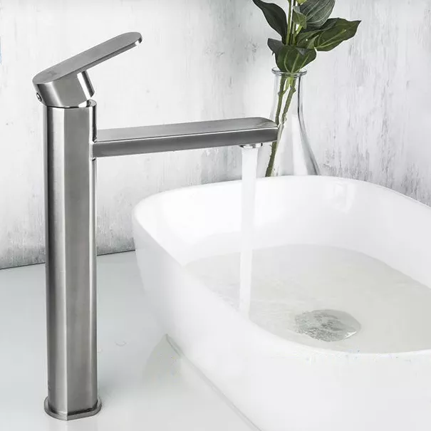 Смеситель высокий для умывальника Frap F10805-2 Сатин (1035784) - фото 2 Смеситель высокий для умывальника Frap F10805-2 Сатин (1035784) - фото 2