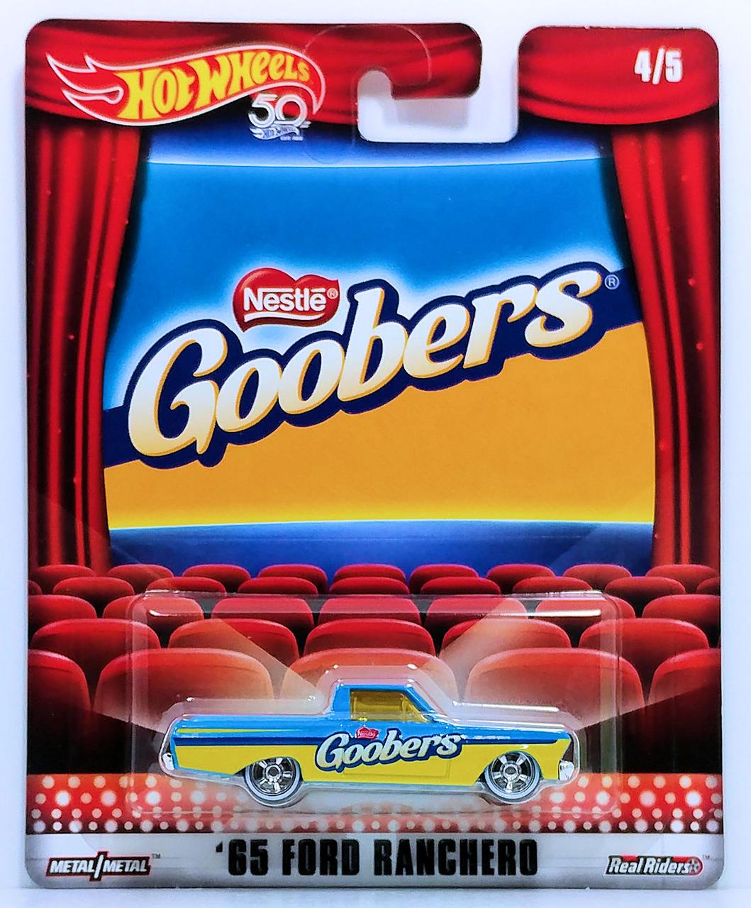 Іграшкова машинка Hot Wheels Premium 65 Ford Ranchero 2018 Nestle Pop Culture 4/5 Goobers (FKY25)