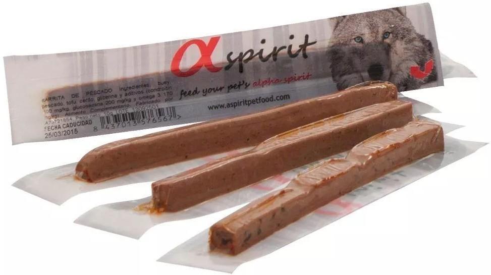 Лакомства для собак Alpha Spirit Sticks Box полувлажные палочки с печенью 12х16 шт. 10 г (as5106415BOX) - фото 4