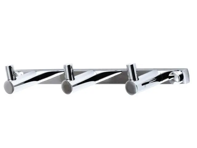 Вешалка для полотенец Aqua-World 3 крючка L-200