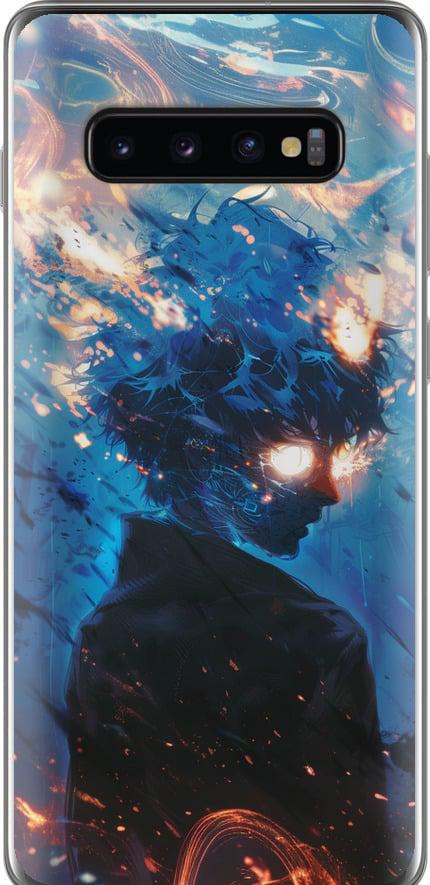 Чехол на Samsung Galaxy S10 Plus Сатору Годжо (6129t-1649-42517)