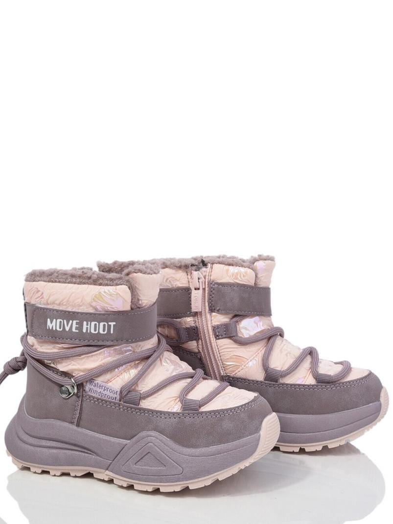 Дутики на овчине TOM.M N11272B р. 32 Бежево-розовый