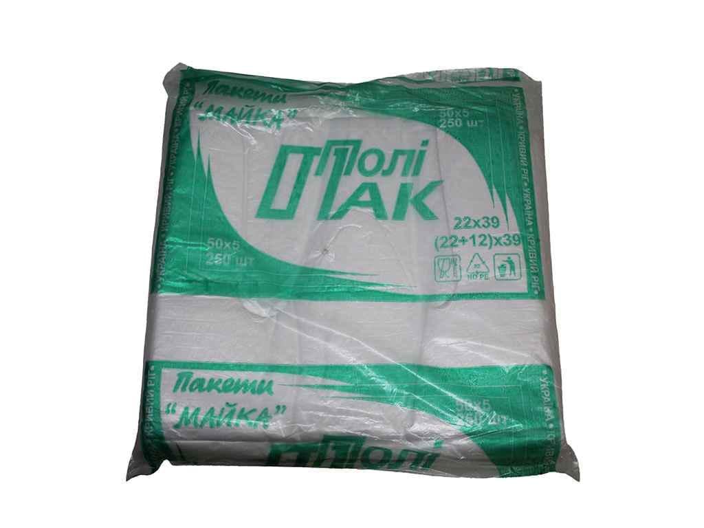 Пакет-майка Поли-Пак 22х39 см горох 250 шт. (426670) Пакет-майка Поли-Пак 22х39 см горох 250 шт. (426670)