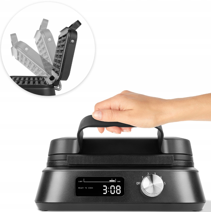 Вафельниця MalTec WM2200W (2422539280) - фото 3 Вафельниця MalTec WM2200W (2422539280) - фото 3