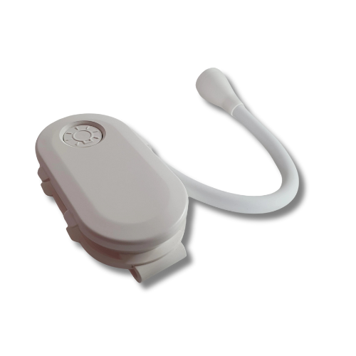 Фонарик-зажим аккумуляторный для чтения книг с 3 режимами подсветки Белый (QAH-17-White)