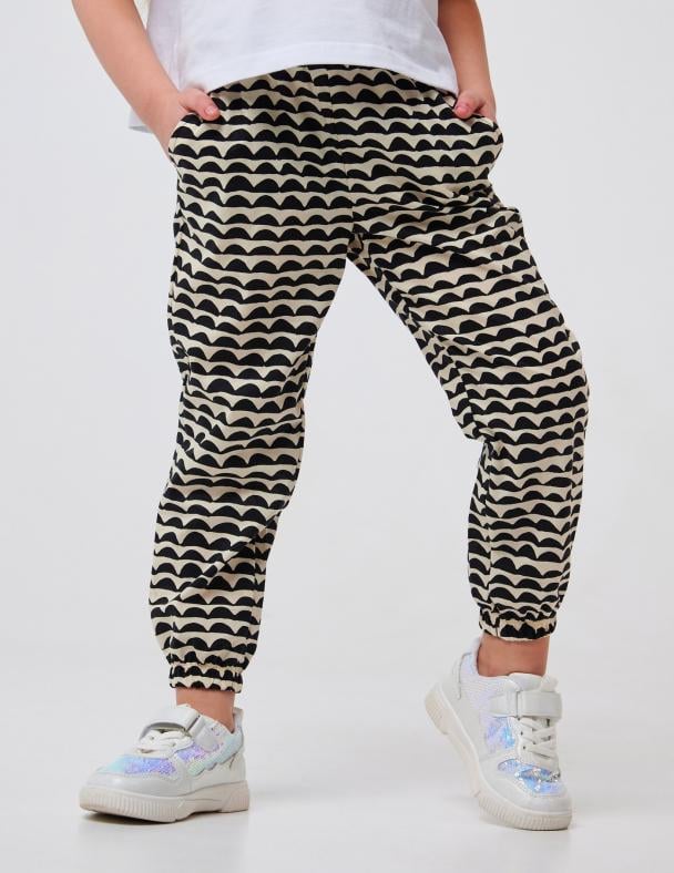 Штани для дівчинки Smil ситець Хвиля 92 см (115530)