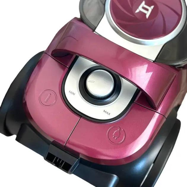 Пылесос циклонного типа Henschll XN-1989 с контейнером 3000 Вт Бордовый (XN-1989.1) - фото 5