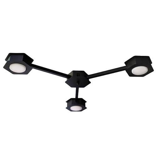 Потолочный светильник MSK ELECTRIC Space на три плафона под лампы GX53 Черный (NL 13040-3 BK) Потолочный светильник MSK ELECTRIC Space на три плафона под лампы GX53 Черный (NL 13040-3 BK)