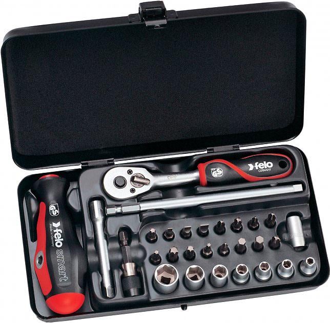 Набор бит и головок Felo Smart 2 со спецручкой реверс 29 пр. 06081506 (11029)