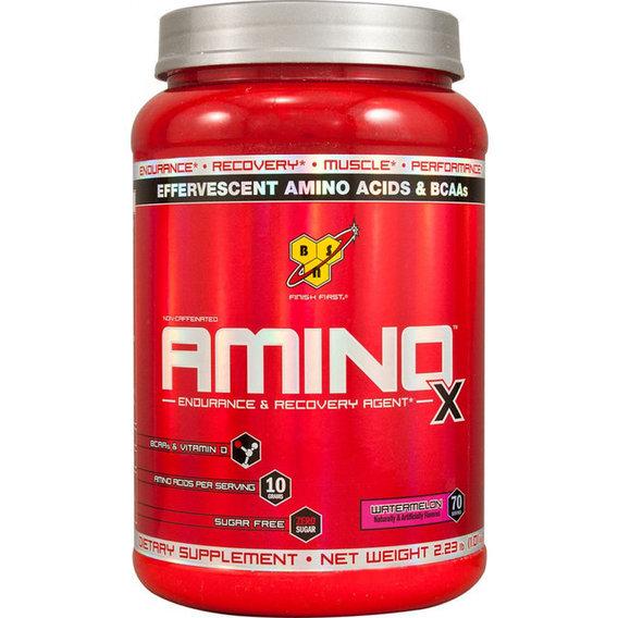 Амінокислота BCAA для спорту BSN Amino X 1010 г 70 порцій Watermelon