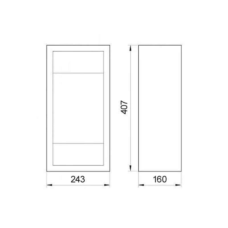 Корпус під 1-ф лічильника E.NEXT e.mbox.stand.n.f1.0.z порожній/навісний із замком металевий 407х243х160 мм (s0100001) - фото 2 Корпус під 1-ф лічильника E.NEXT e.mbox.stand.n.f1.0.z порожній/навісний із замком металевий 407х243х160 мм (s0100001) - фото 2