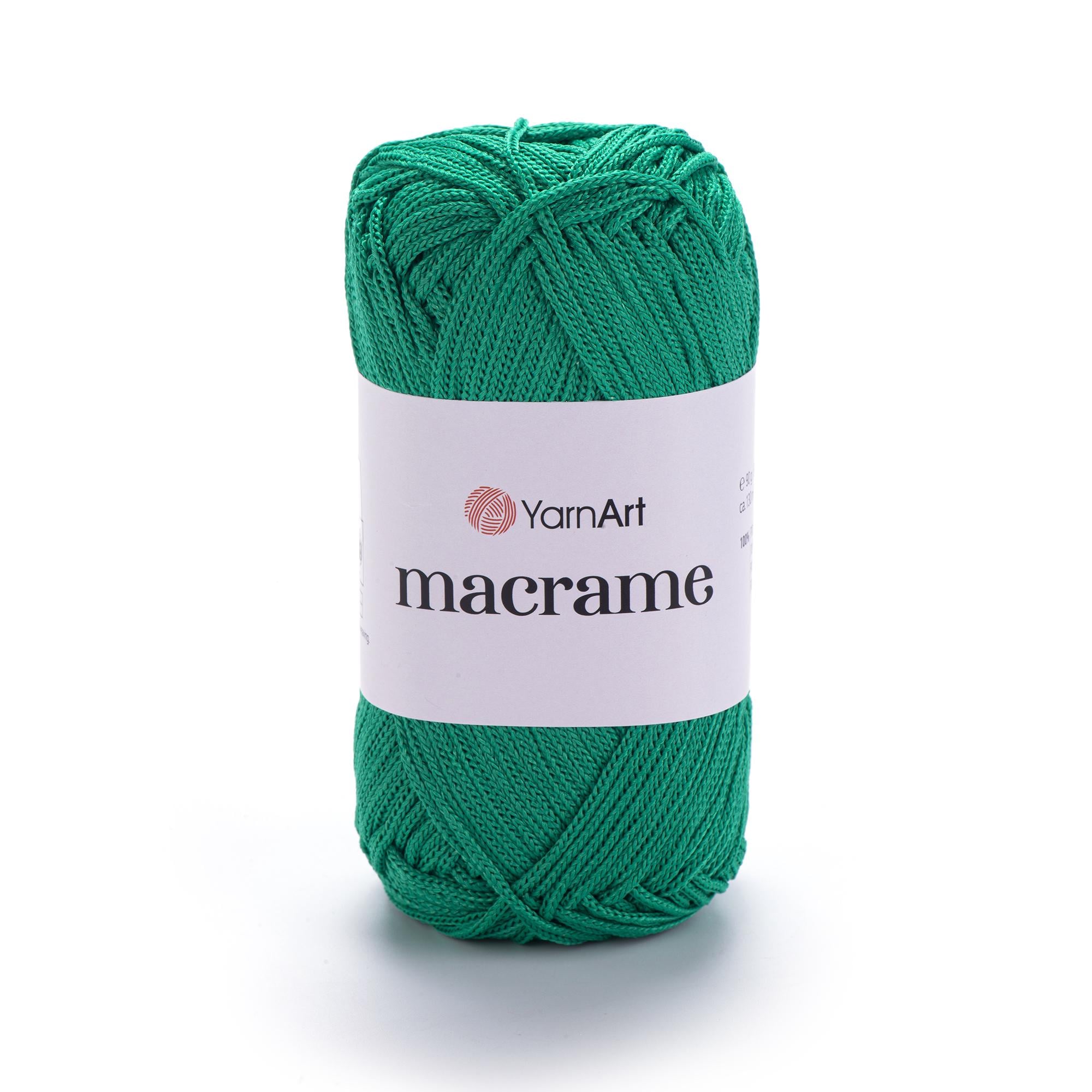 Пряжа YarnArt Macrame 168 Зелений (6914)