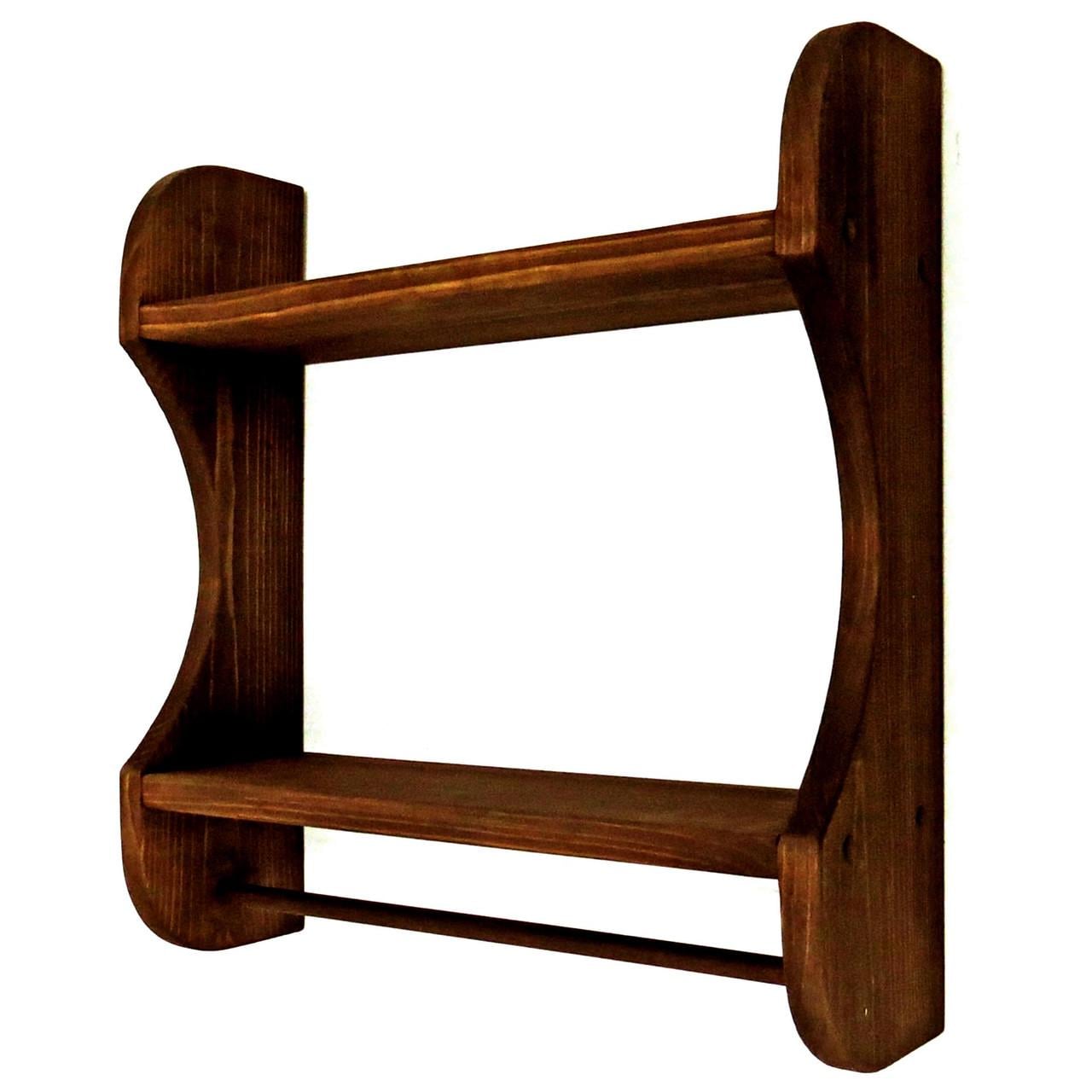 Полка для ванной из дерева Ламбрехт Латте (ВНП/004016)