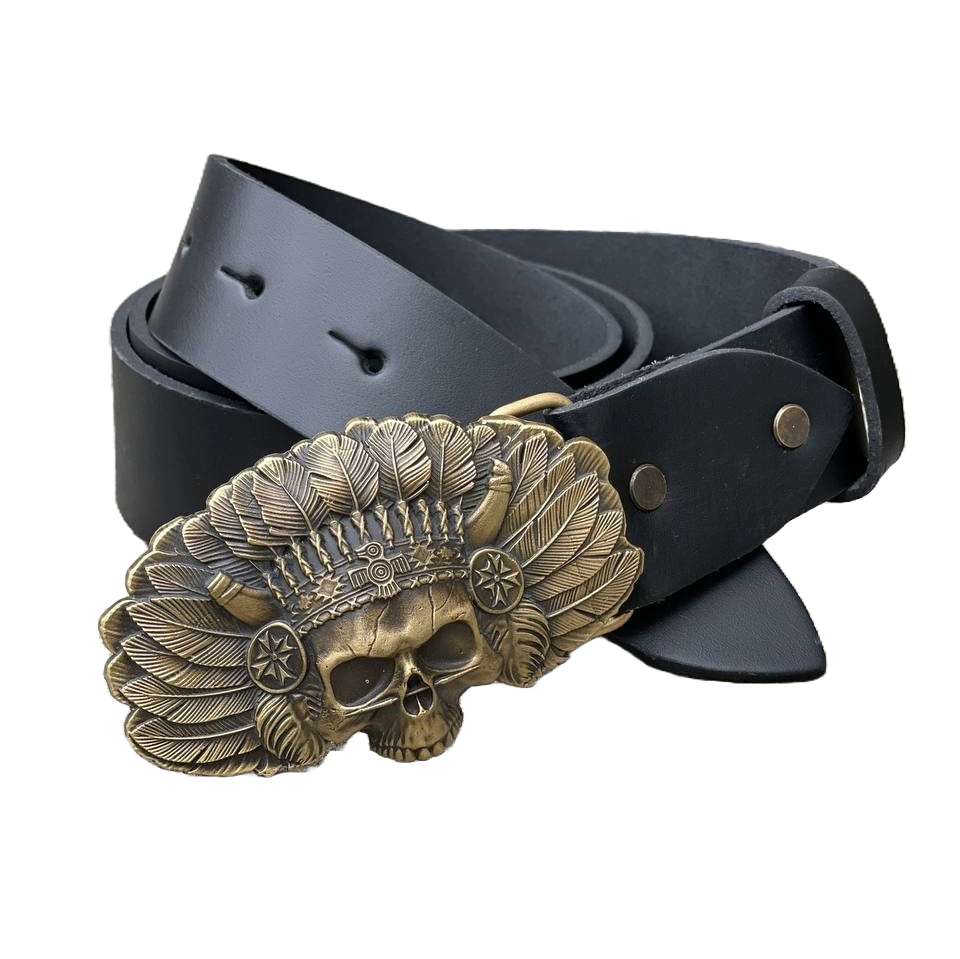 Ремень с пряжкой Gorillas BBQ Accessories Апач латунь (bb31)