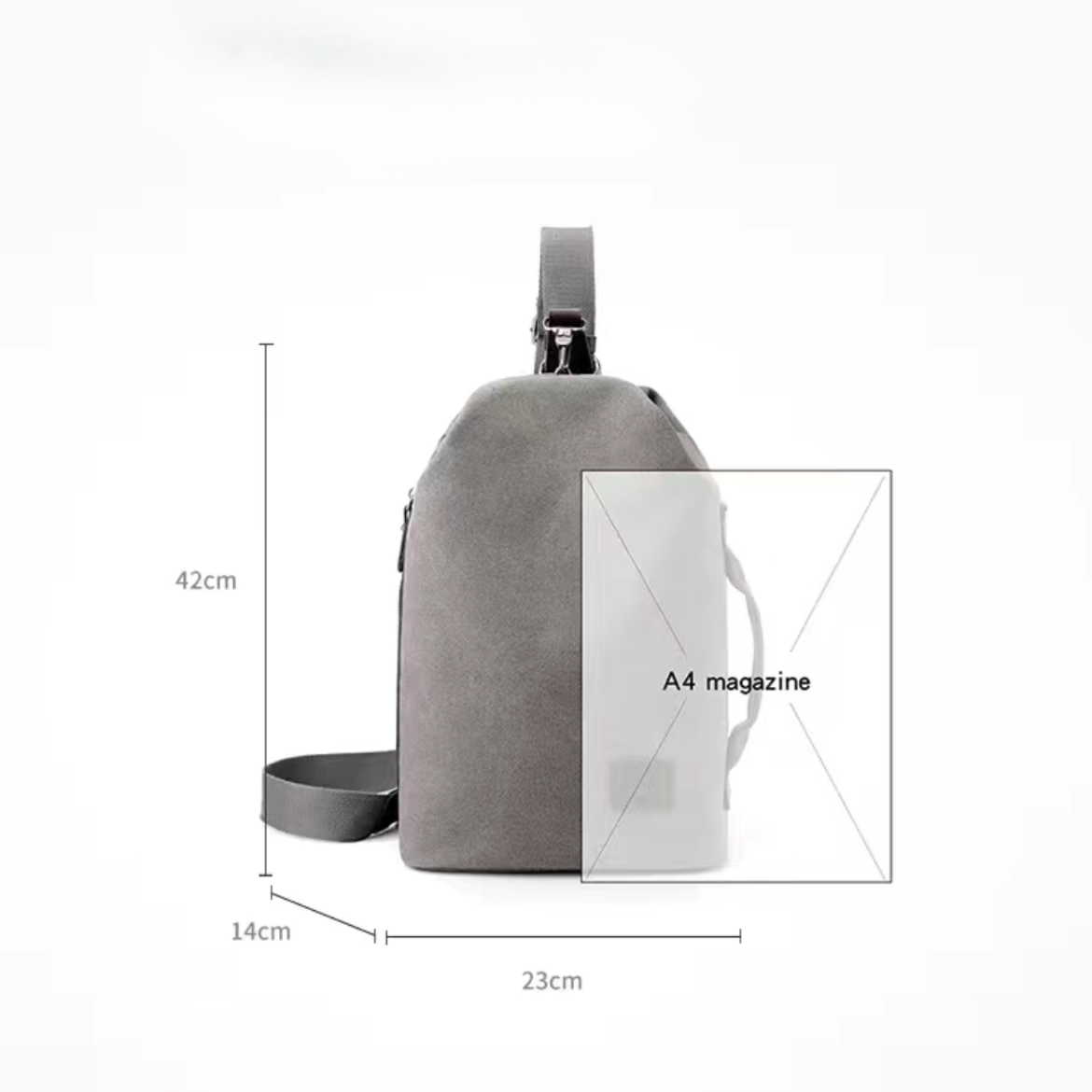 Сумка-рюкзак FOURONE РЕТРО Army green (2033250673) - фото 3 Сумка-рюкзак FOURONE РЕТРО Army green (2033250673) - фото 3