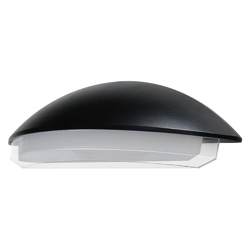 Світильник настінний фасадний HOROZ ELECTRIC HERMES-1 6W LED 4200K нейтральне світло Чорний