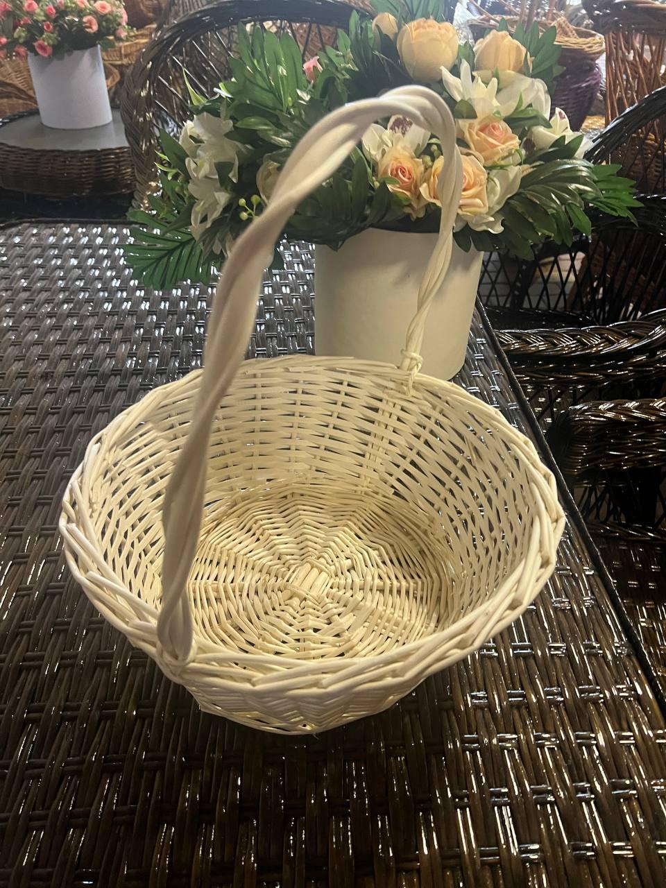 Корзина подарочная плетеная Сімейний Затишок Белый - фото 7
