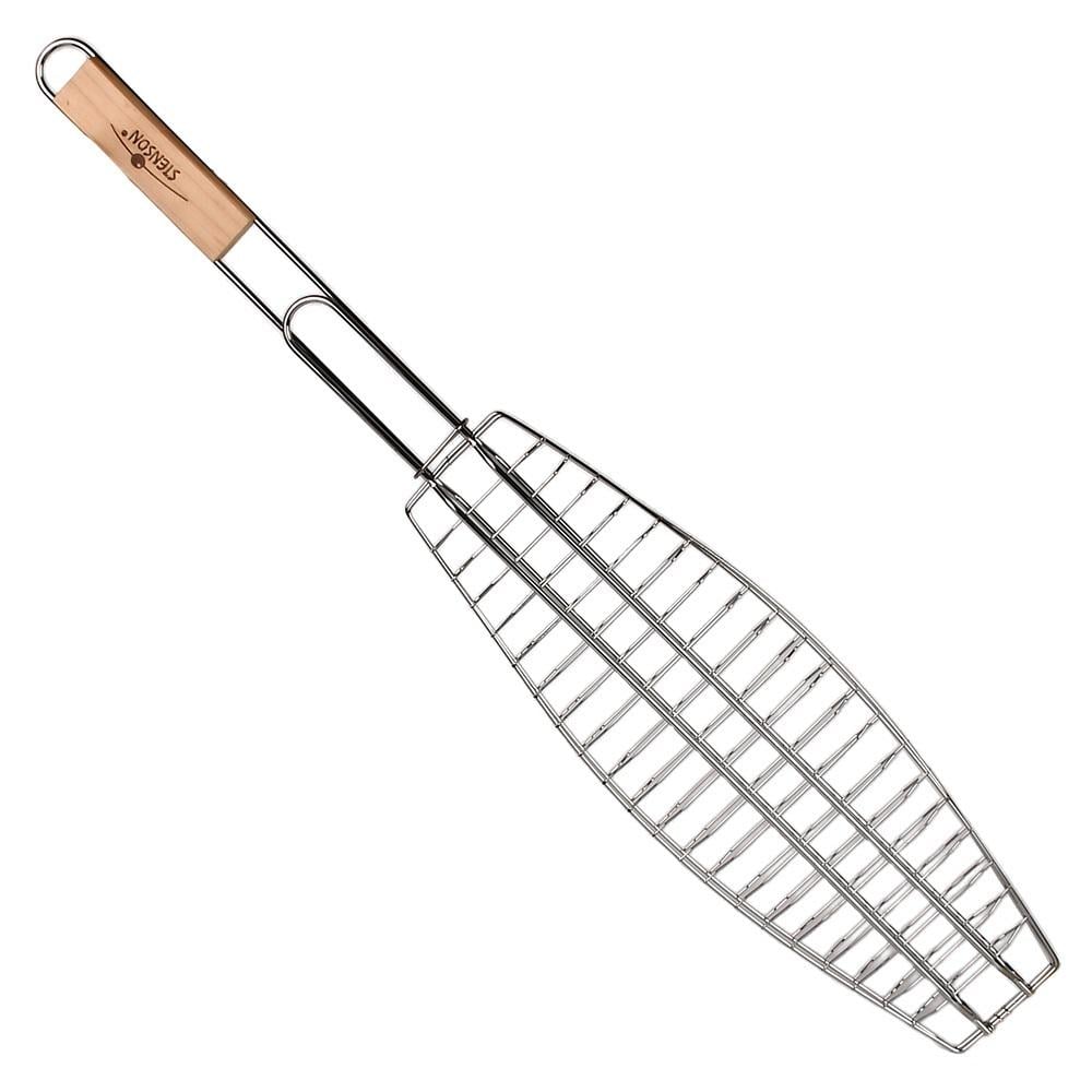 Решетка-гриль для рыбы Stenson MH-5412 72x42x14x3 см сталь (MH-5412)